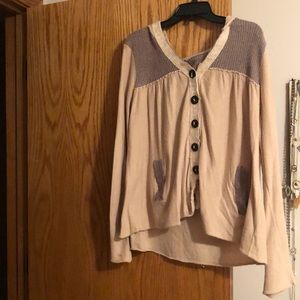 Free People Hooded Sweater